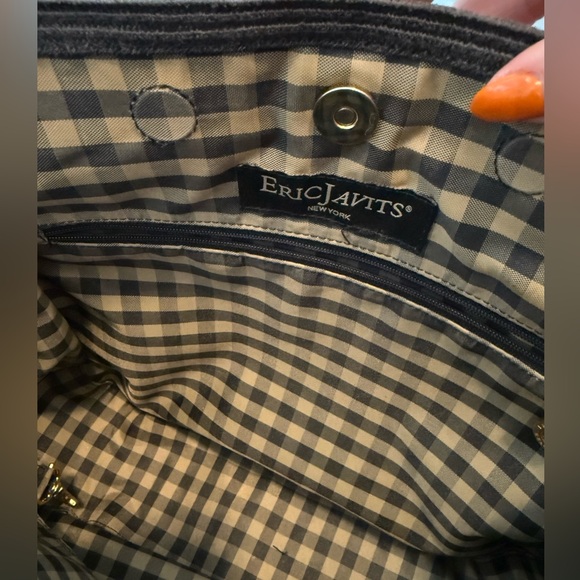 BLACK ERIC JAVITS HANDBAG - Picture 10 of 13